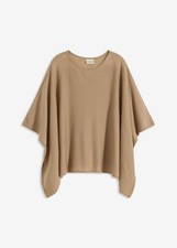 Poncho-Pullover mit