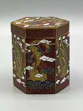 Kleine Cloisonné Deckel Dose