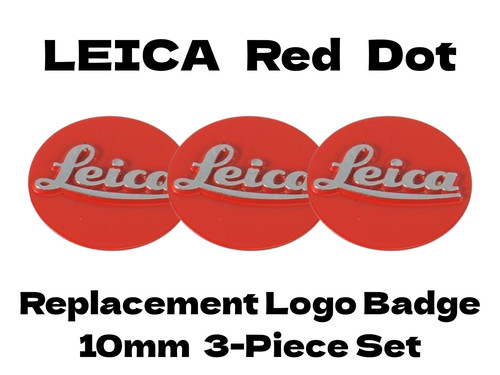 Leica logo emblem rot - emblem,