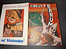 1957 programm CIRCUS BARUM Kreiser cirque circo programme programma O. KNUDSEN
