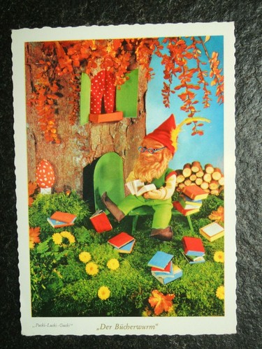 Old postcard dwarf - postcard,,
