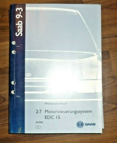 Saab werkstatthandbuch 3 - werkstatthandbuch, 9-3