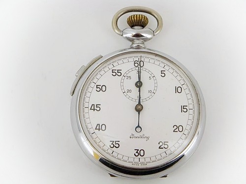 Breitling stoppuhr verchromt - breitling, verchromt!