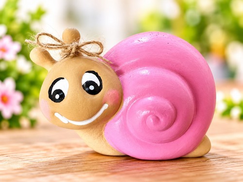 Deko schnecke rosa - deko-schnecke,