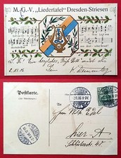 AK DRESDEN Striesen 1906 Männer Gesangs-Verein Liedertafel     ( 5984