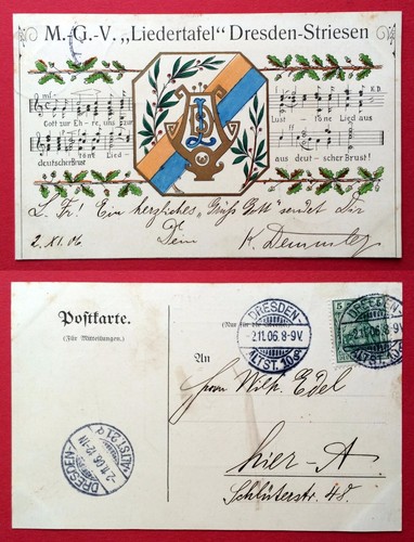 Dresden striesen 1906 - ak,