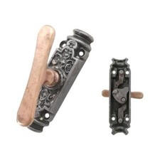 Basküle Fenstergetriebe antik Fensterolive Jugenstil Klampe Diamant alt