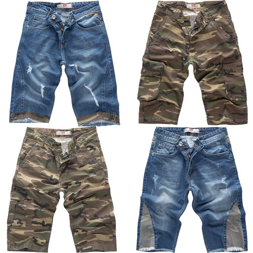 Shorts herren baumwolle jeans - baumwolle,