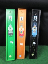 3x Granny-Stricknadelbox aus Holz 3 Farben Aufbewahrung für viel Strickzubehör