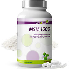 Vita2You MSM 1600 - 365 Kapseln - Methylsulfonylmethan - Schwefel - Hochdosiert