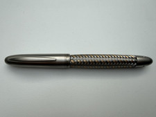 PORSCHE DESIGN Tec Flex Tintenroller Silber/Gold P3110 Faber-Castell - NEUwertig