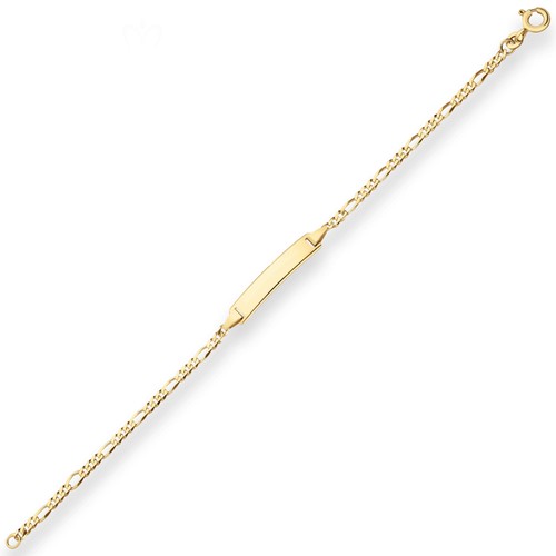 1mm armband figarokette - id-armband,