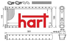HART 645455 Wärmetauscher