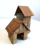 H0 - Turm Garage Eigenbau -