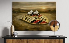 Snoopy Leinwand Bild Farbig