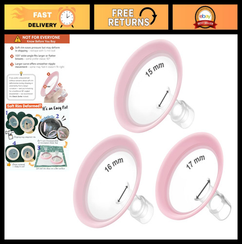 Breast pump flanges - flanges, set