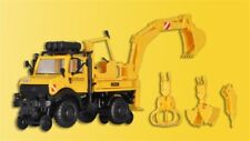 Kibri H0 16307 Zweiwege UNIMOG mit Heckbagger