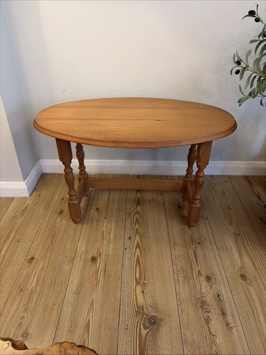 Vintage couchtisch kiefer oval - vintage,