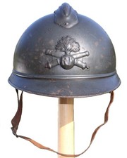 1 WK Französischer Stahlhelm M15 Adrian Steel Helmet WW1 Casque Casco Frankreich