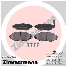 Satz Bremsbeläge Bremsklötze