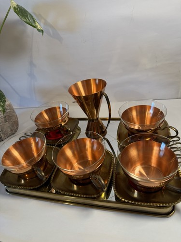 Vintage teeservice 5personen - vintage,