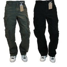 Jet Lag 007 Cargo Herrenhose Seitentaschen black oliv grün S bis 5XL L30 bis L36