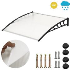 Vordach Haustürvordach Pultvordach Tür Überdachung Kunststoff Türdach Haus 120CM