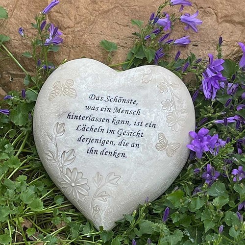 Grabschmuck herz mit - herz,