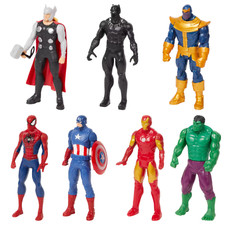 Marvel Figuren Spiderman Hulk Iron Man Captain America Thanos Black Panther 15cm