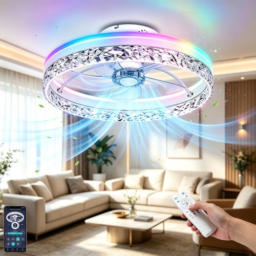 Led deckenventilator mit - led,