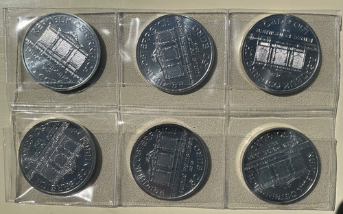 6x1 unze silber - oz, wiener