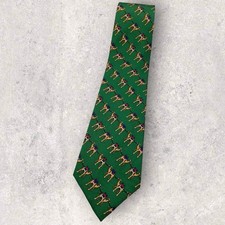 CABOUCHON Silk Tie Green