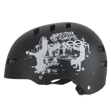 Helm Fahrradhelm Kinderhelm Kinderfahrradhelm Skaterhelm Bike Aero Schwarz Matt