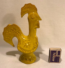 Keramikfigur; Hahn; 50er Jahre ?; Bitossi ?; Aldo Londi ?; roter Scherben; RAR !