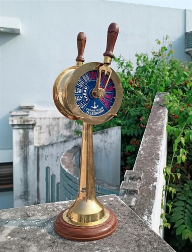 Vintage messing schiffsmotor - vintage,