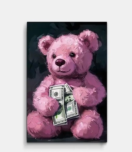 Teddybär mit geld - mit, pop