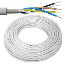 NYM Kabel 5x4mm²  | 2m - 50m | 5G4 Stromkabel Elektrokabel Feuchtraumkabel