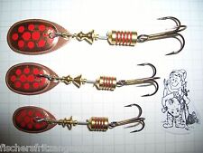 Original Mepps Spinner Aglia kupfer mit rote Punkte zum Sparpreis