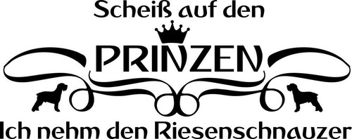 Riesenschnauzer autoaufkleber - riesenschnauzer,