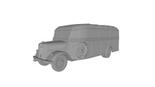 Opel Blitz Bus WW2 Bausatz 3D