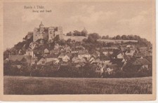 Ranis stadtpanorama und burg - stadtpanorama,