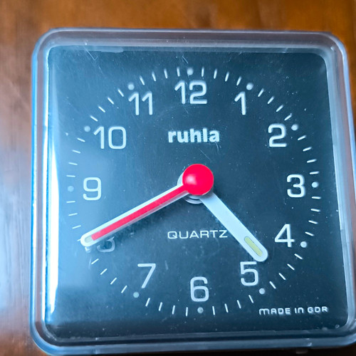 Ruhla reisewecker quarz - ruhla, analog