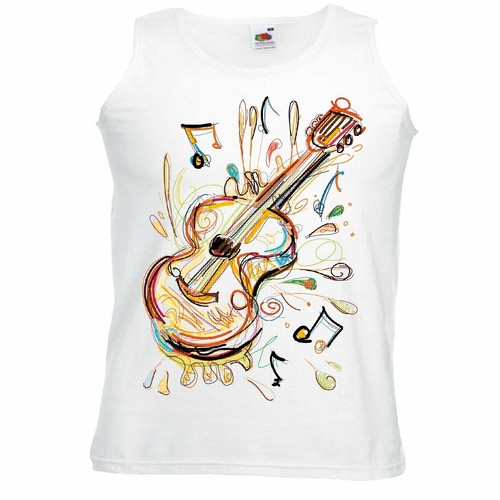 Tank top gitarre geige - gitarre,