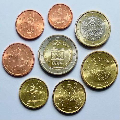 Euro kursmünzensatz kms san - euro-kursmünzensatz,