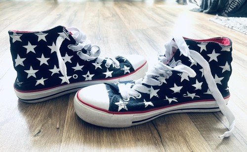 High top canvas sneaker - canvas, sneaker/