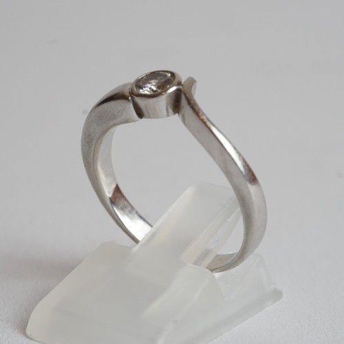 Platin 960 ring mit diamant - 960,