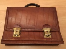 50er Jahre Ledertasche