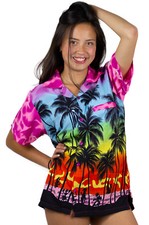 Funky Hawaiian Shirt Womens