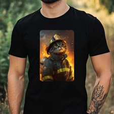 Herren T-Shirt Katze als