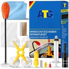 Glas Reparatur Set Auto Windschutzscheibe Steinschlag Komplett UV Flüssigkeit